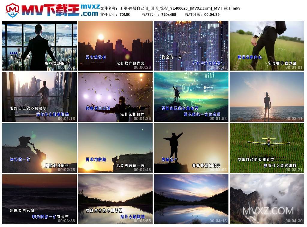 王刚-路要自己闯_国语_流行_YE400623